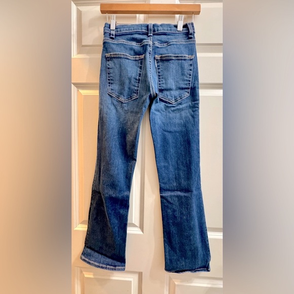 ASKK NY NWT Size: 24 High-Rise Dark Vintage Crop Bootcut Jean - Picture 6 of 6